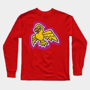 Little Yellow Parrot Long Sleeve T-Shirt